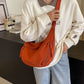 🎉Varmt salg - 50% rabat😍Designer Direct 👜Kvinders mode ensfarvet nylon crossbody håndtaske taske