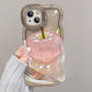 🔥Varmt salg 50% RABAT💕Transparent telefonetui med æblemønster til iPhone