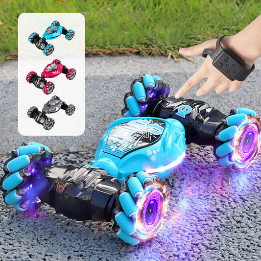 🎁Perfekt gave til børn🎁Gesture Sensing & RC Stunt Car