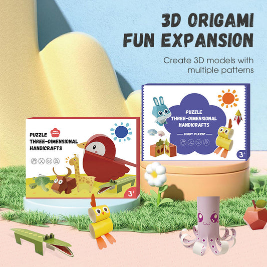 3D håndlavet origami-fugl