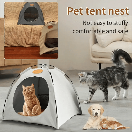 ⏳Begrenzte Zeit 50% Rabatt💥🔥Pet House Camping🥙 Zusammenklappbares Haustierzelt