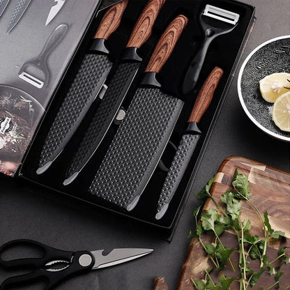 ⏳Begrenzte Zeit 50% Rabatt💥Professionelles 6-teiliges Küchenmesserset