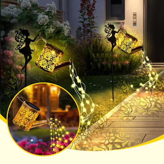 ⏳Begrenzte Zeit 50% Rabatt💥Solar-Gießkanne für den Garten im Freien mit Lichtern