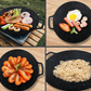 Multifunktions-Grillpfanne mit medizinischer Sone Antihaftbeschichtung